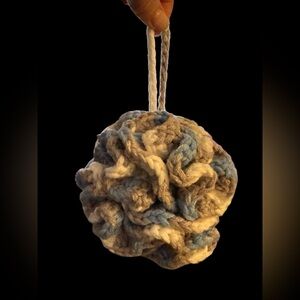 Handmade Multi-Color Pouf